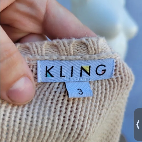 KLING European 100% cotton ruffle detail sweater - Picture 4 of 7